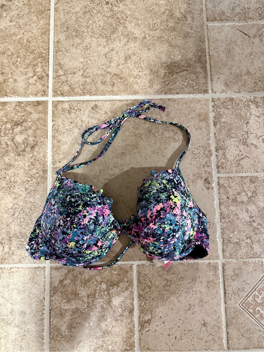 Victoria secret Women’s Floral Multicolor Bikini Top